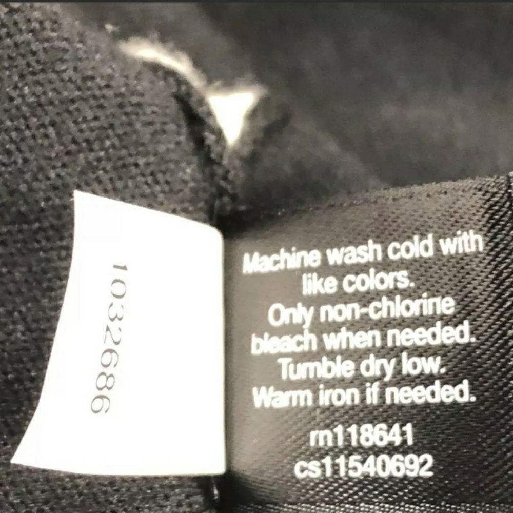 LB Mockneck Longsleeve Black Knit Sweater 18/20 - Picture 4 of 7